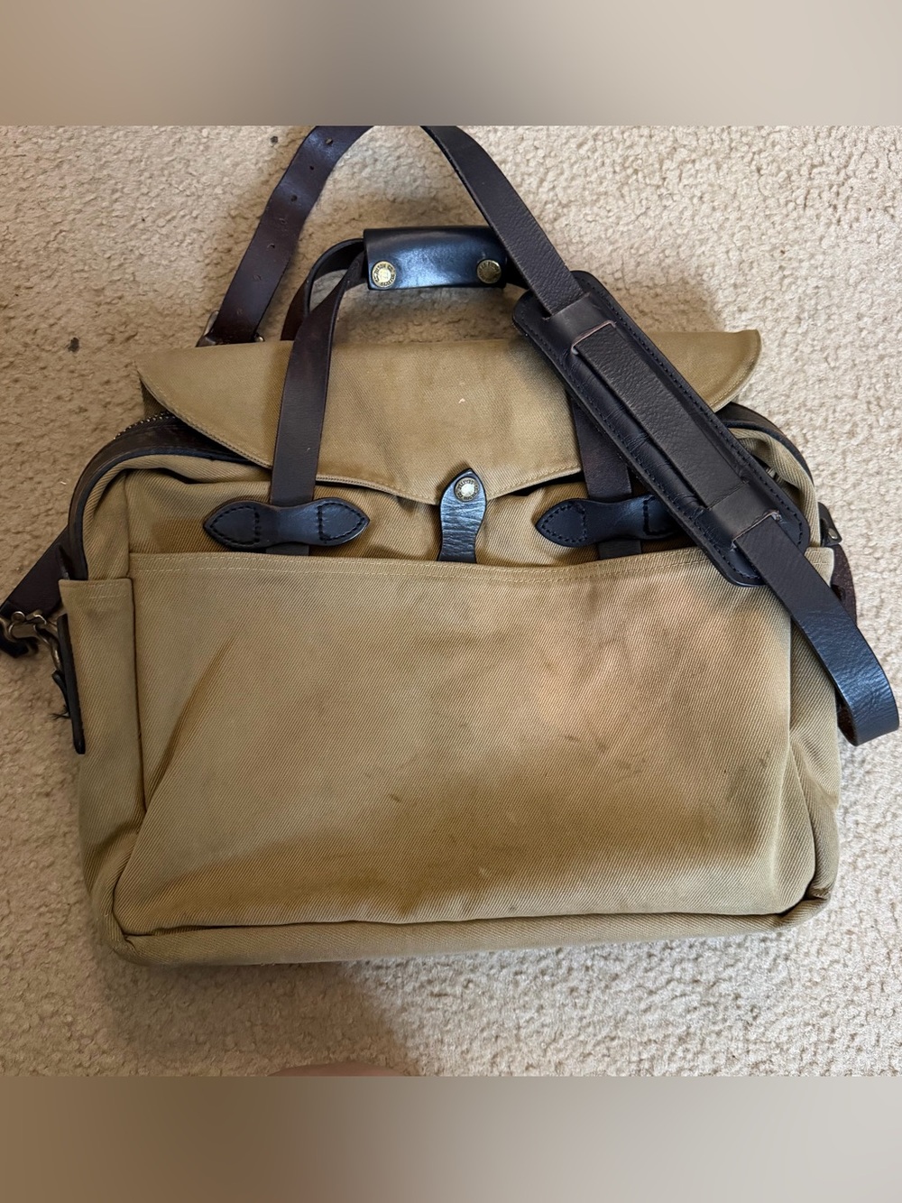 Filson Rugged Twill Computer Bag Briefcase